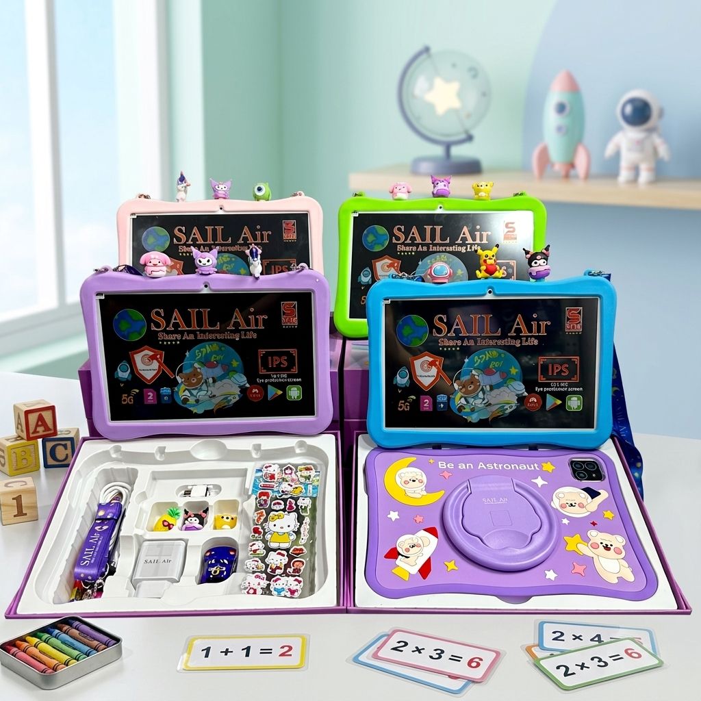 Tablette SAIL Air 109 – 10,1" IPS, 12 Go RAM, 512 Go, 4G, Android 15 📱✨