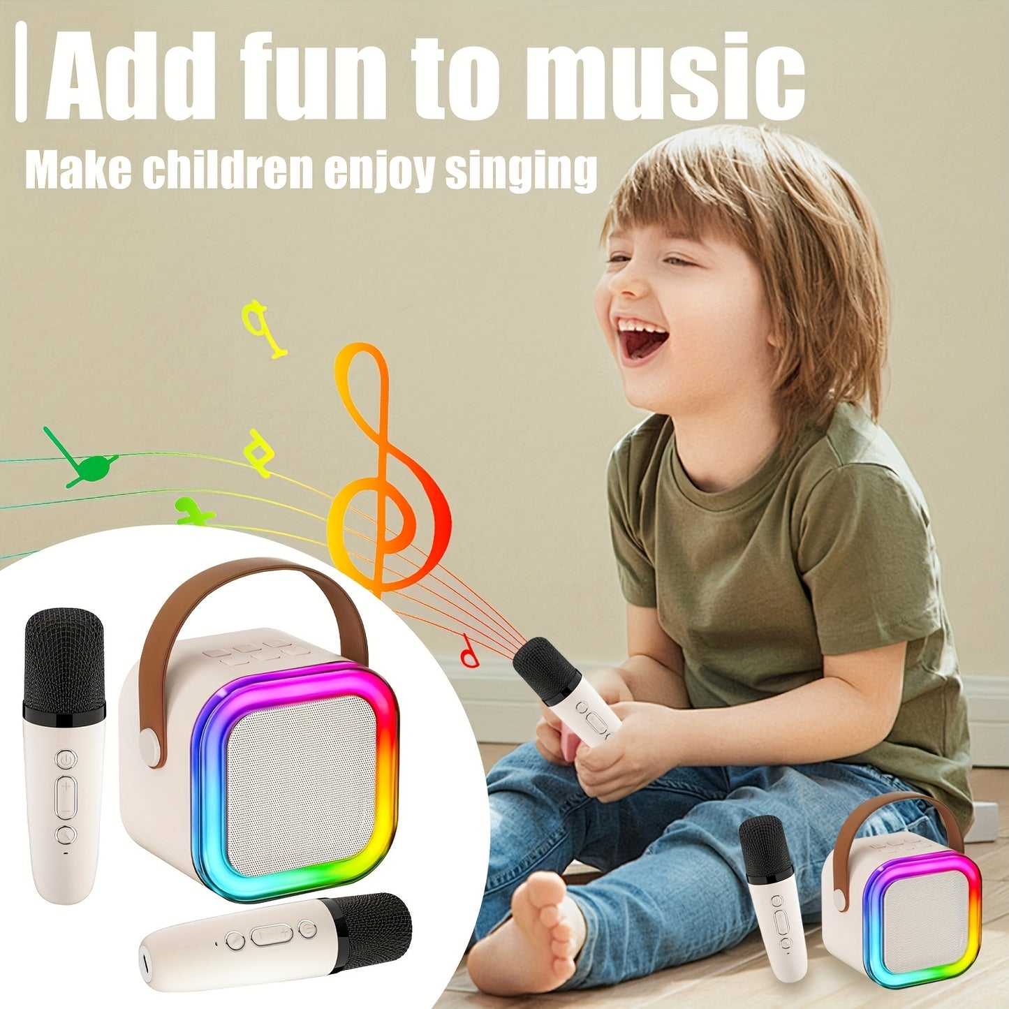 Machine de karaoké pour enfants et adultes, mini microphone portable