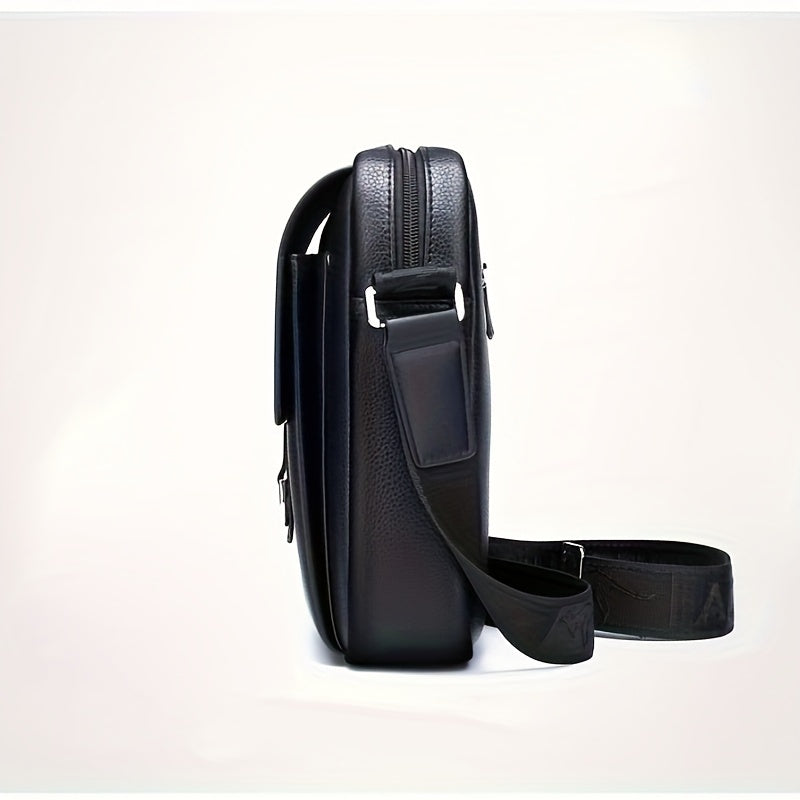 Sac à bandoulière décontracté en cuir PU pour homme, 1 pièce - Topdecheztop.fr