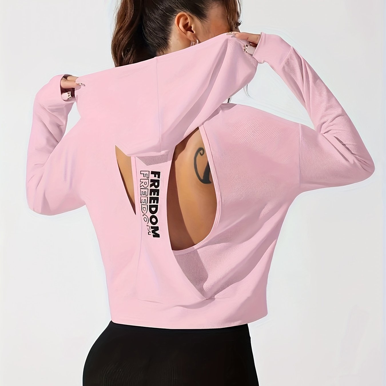 Sweat à capuche à manches longues pour femme - Topdecheztop.fr