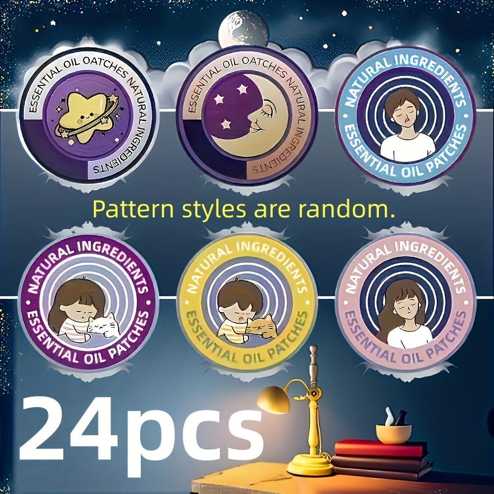 24 patchs de nuit au magnésium, parfum aux herbes, adaptés à tous les âges, faciles à utiliser