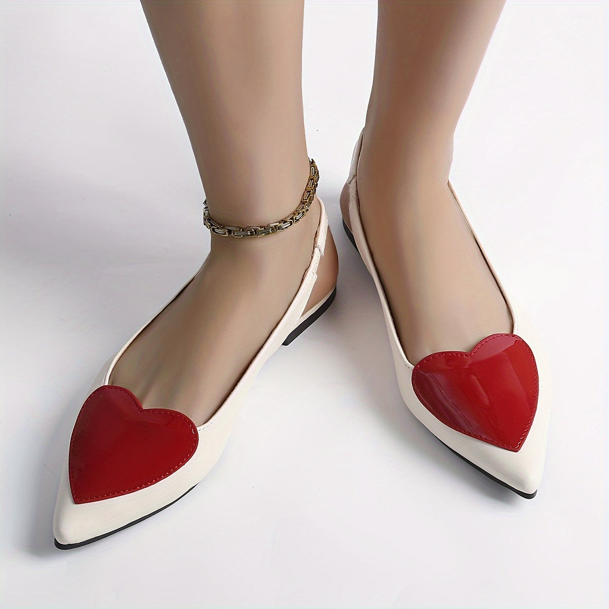 Sandales imprimé cœur pour femme - Topdecheztop.fr