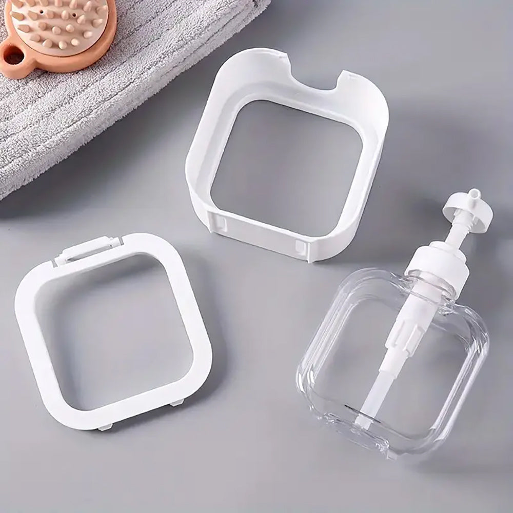Distributeur de savon décoratif en verre avec pompe pour salle de bain