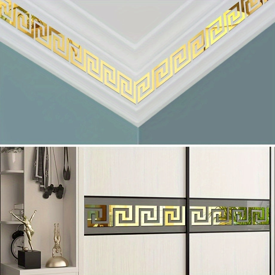 Lot de 10 autocollants muraux miroir en acrylique - Topdecheztop.fr