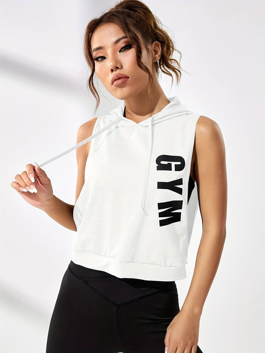 Gilet de sport sans manches à capuche pour femme - Topdecheztop.fr