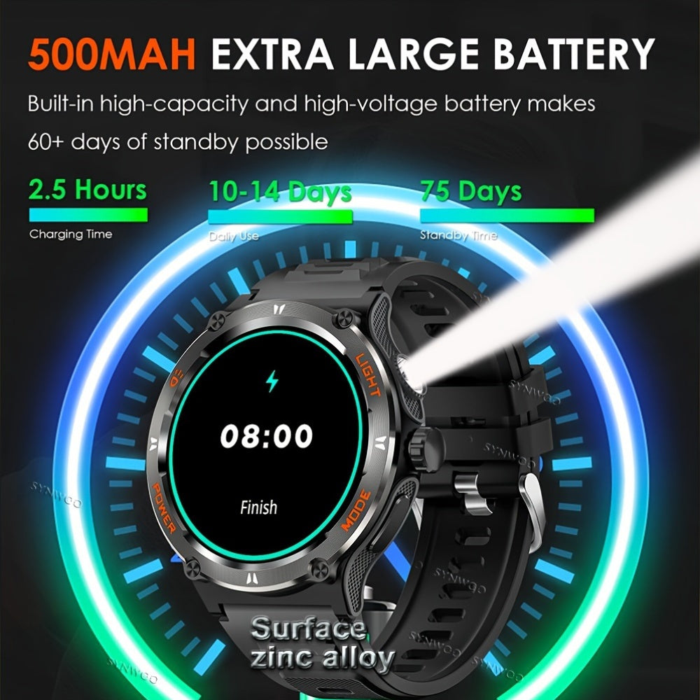 Montre connectée SYNWOO étanche IPX-8 pour hommes - Topdecheztop.fr