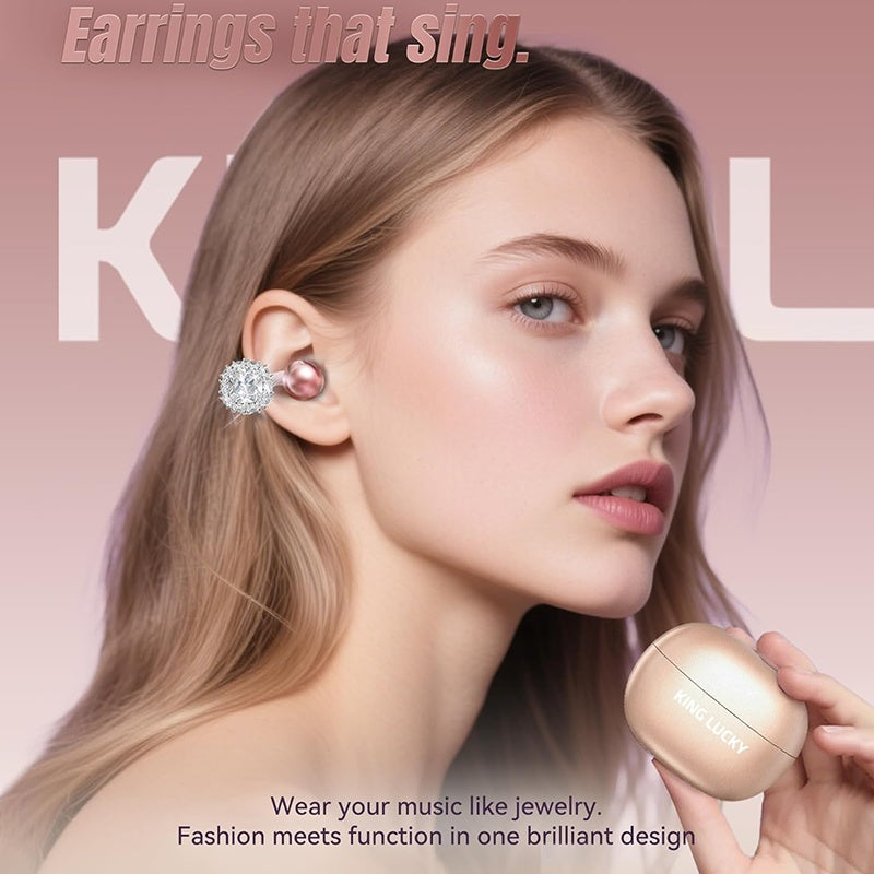 Écouteurs à clip Kinglucky, écouteurs ouverts sans fil, boucles d'oreilles