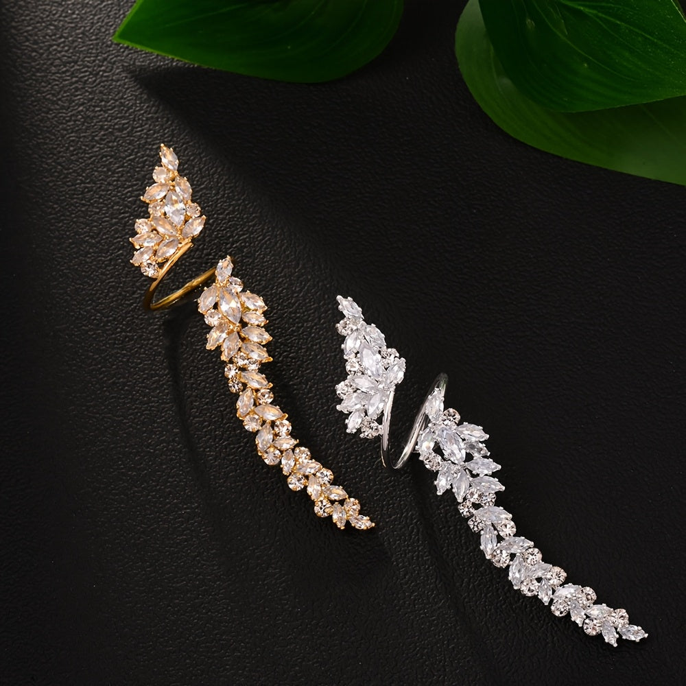 Bague élégante ajustable ouverte pour femme, 1 pièce