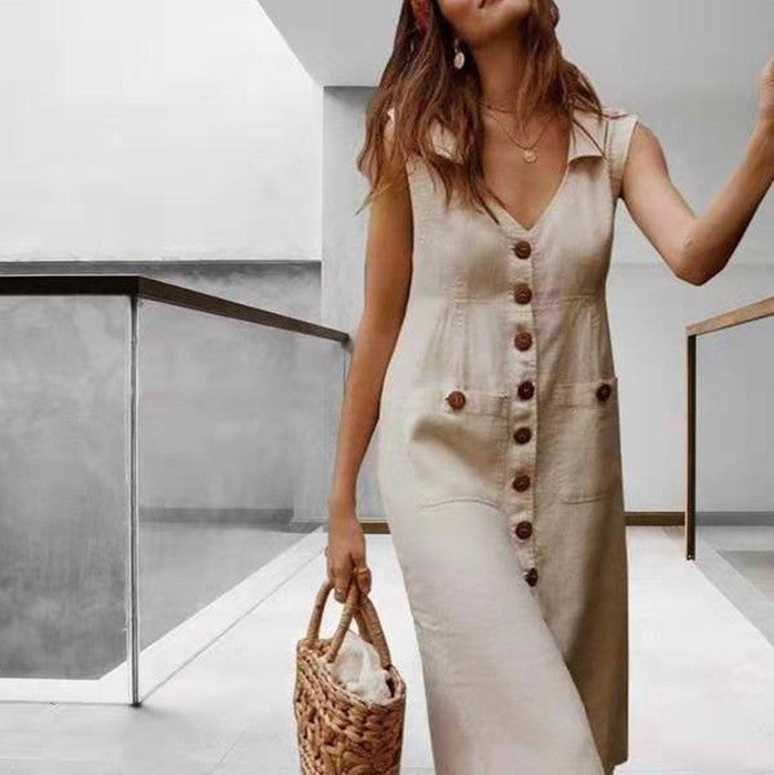 Robe à simple boutonnage - Topdecheztop.fr