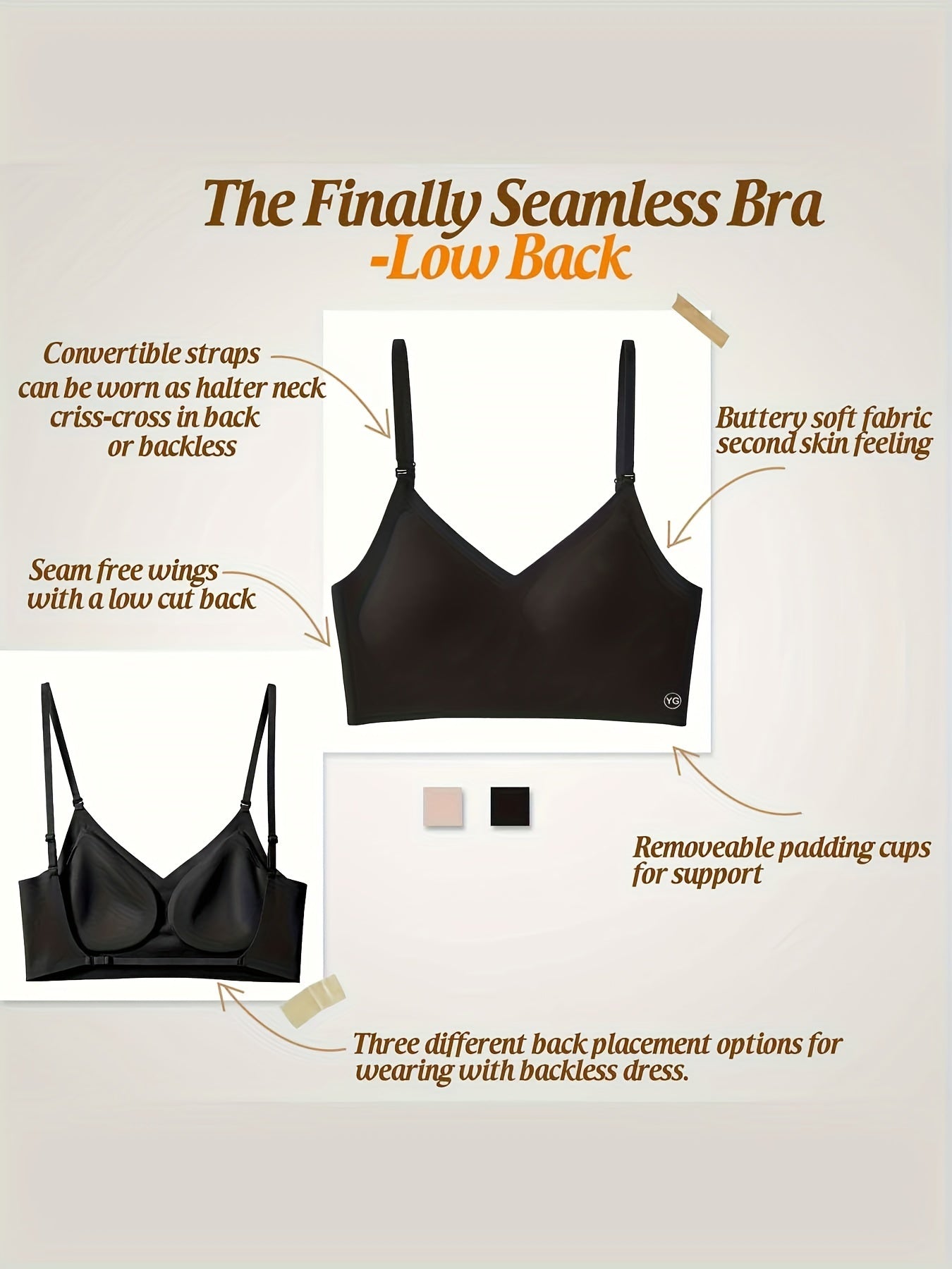 Soutien-gorge sans armatures pour femme - Topdecheztop.fr