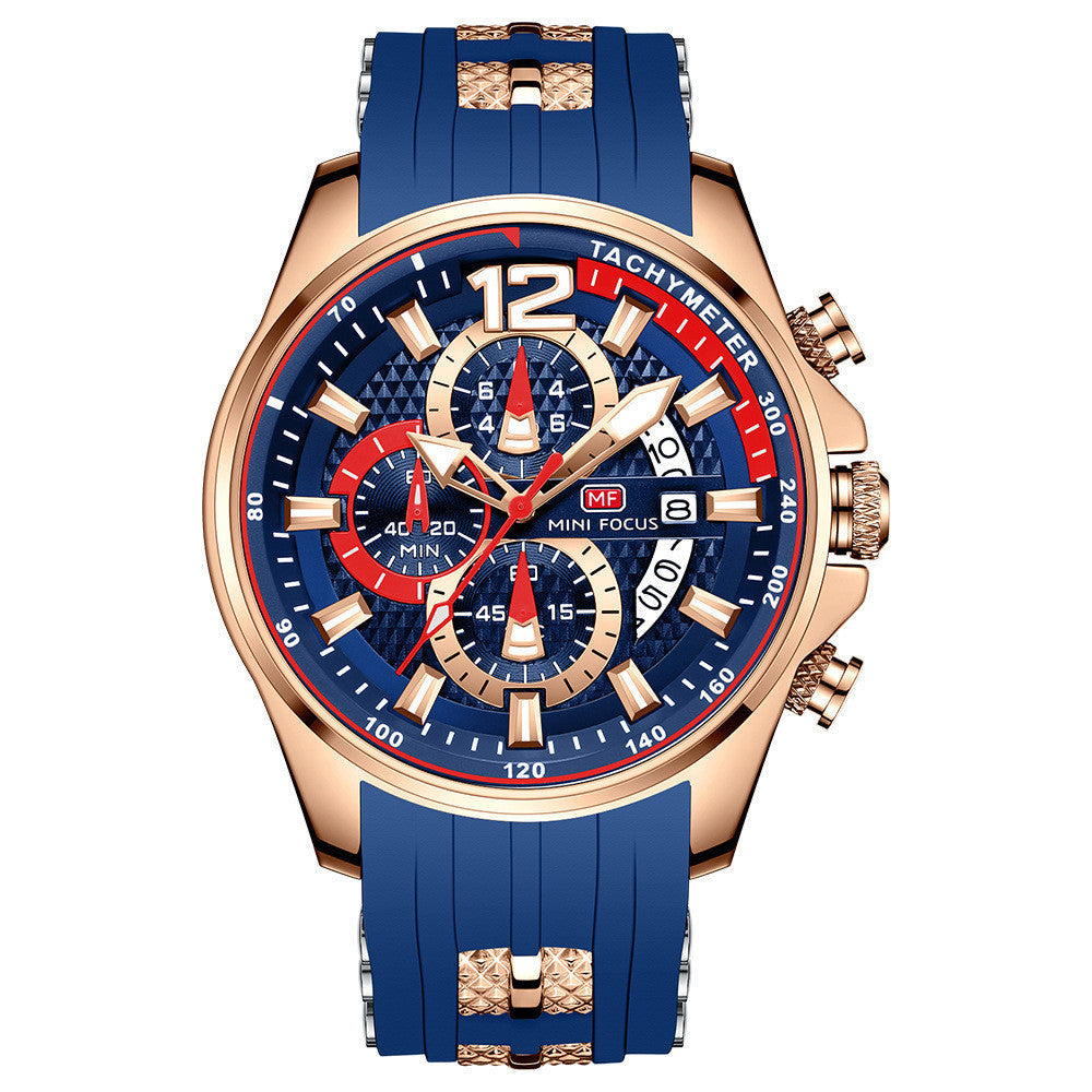 Montre à quartz étanche pour homme