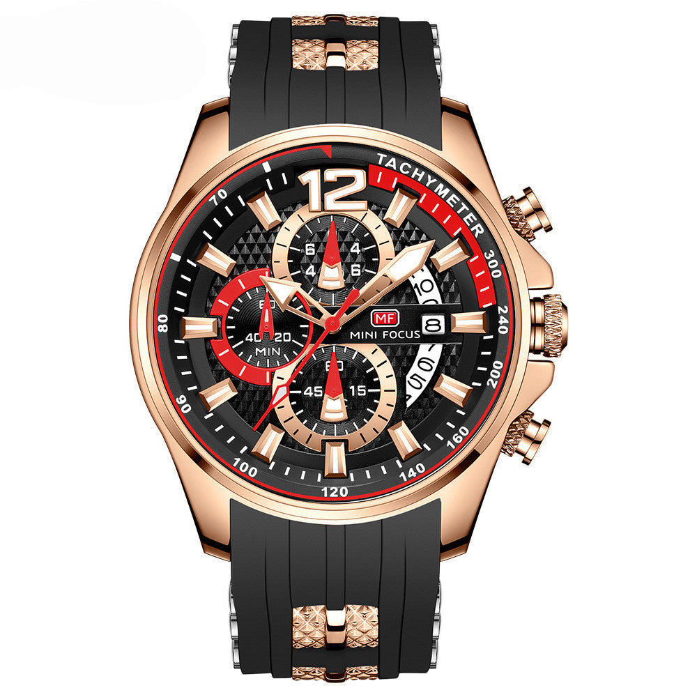 Montre à quartz étanche pour homme