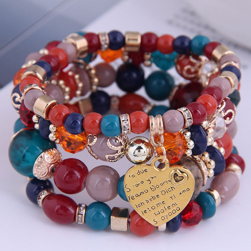 Bracelet bohème multicouche - Topdecheztop.fr