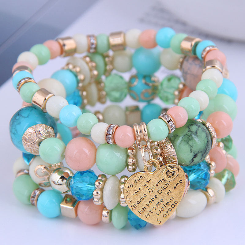 Bracelet bohème multicouche - Topdecheztop.fr
