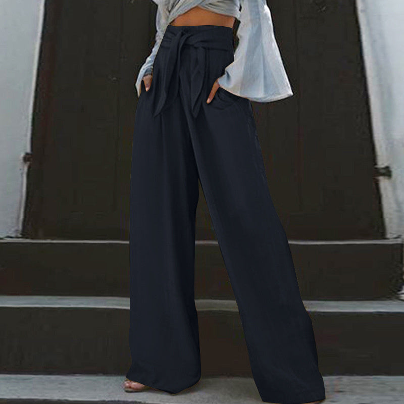 Pantalon décontracté ample grande taille style rétro - Topdecheztop.fr