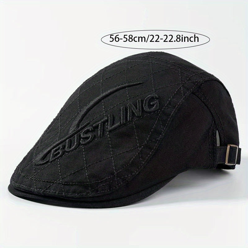 Casquette béret en coton d'inspiration vintage élégante