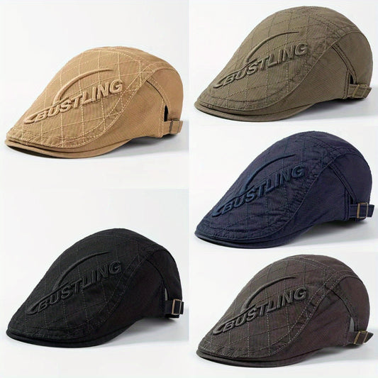 Casquette béret en coton d'inspiration vintage élégante
