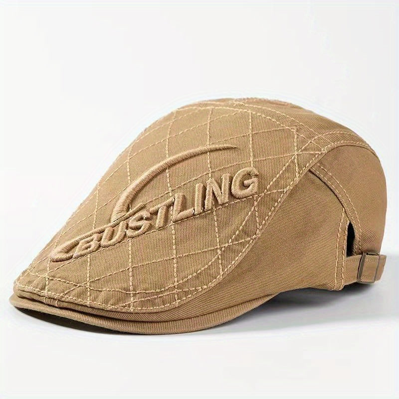 Casquette béret en coton d'inspiration vintage élégante