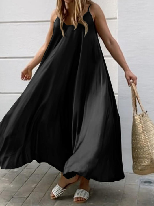 Robe longue élégante grande taille pour femme