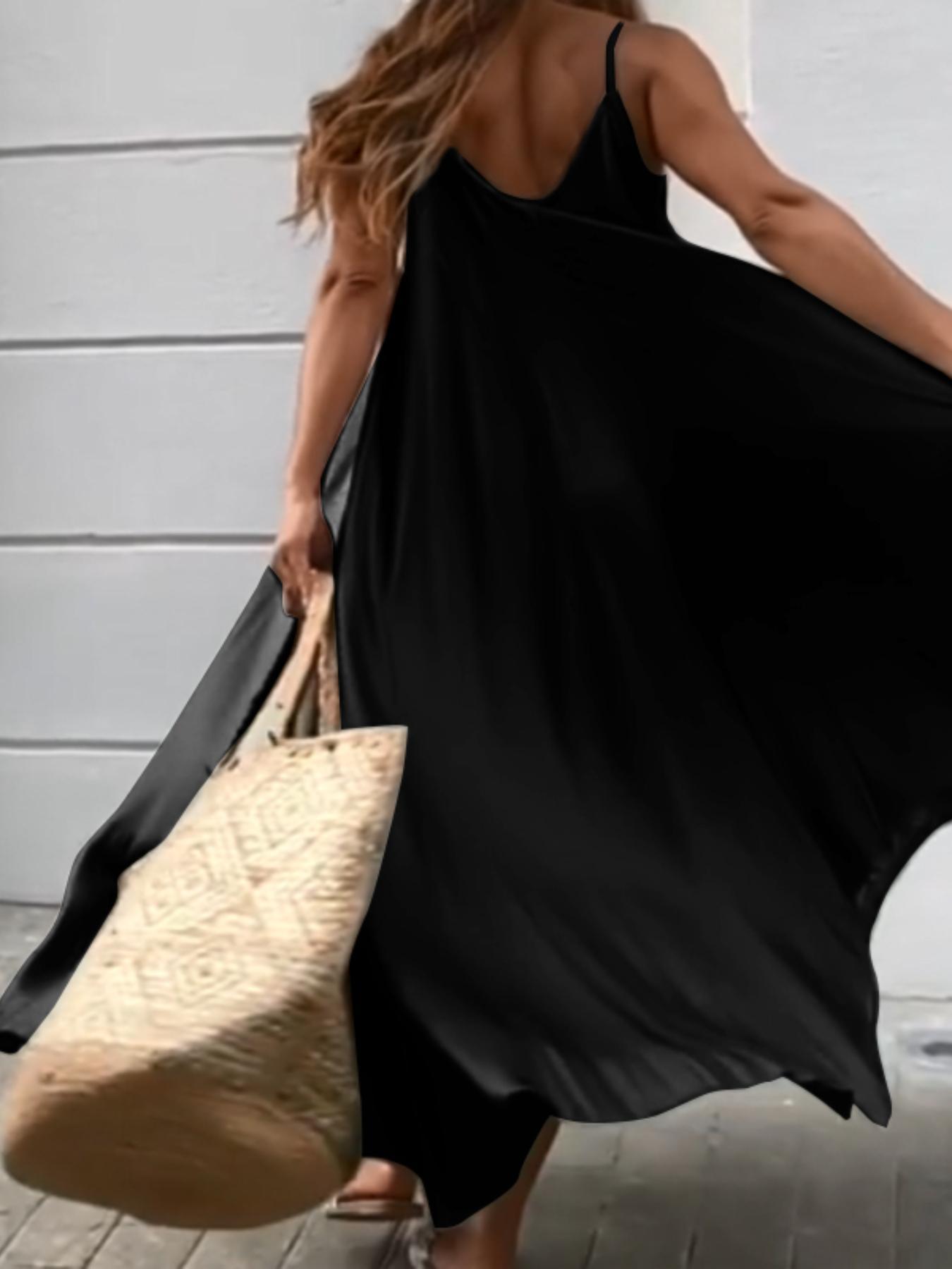 Robe longue élégante grande taille pour femme