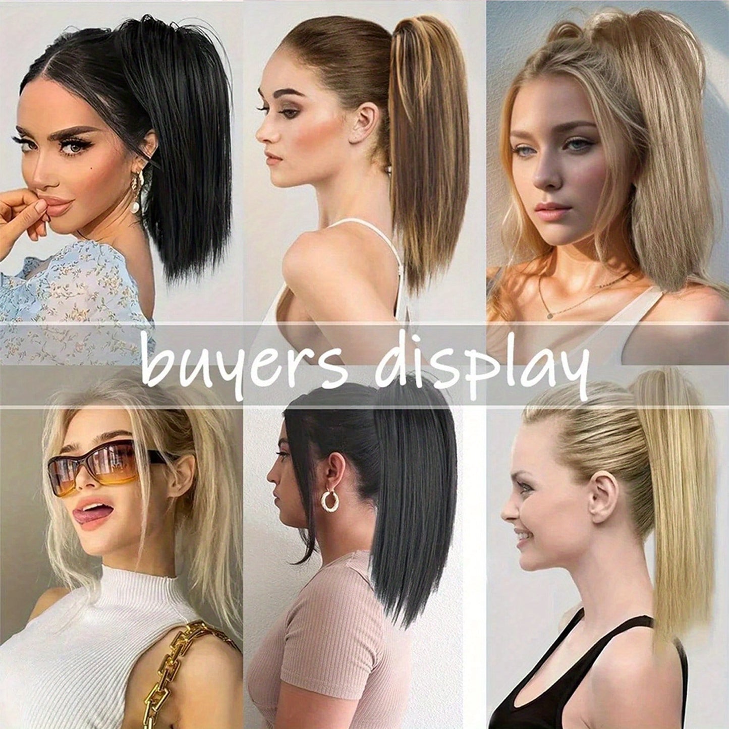 Perruque , queue de cheval pour femme - Cheveux synthétiques - Topdecheztop.fr