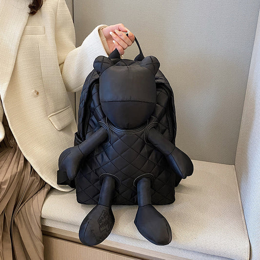 Sac à dos  poupée tendance et cool avec motif lapin