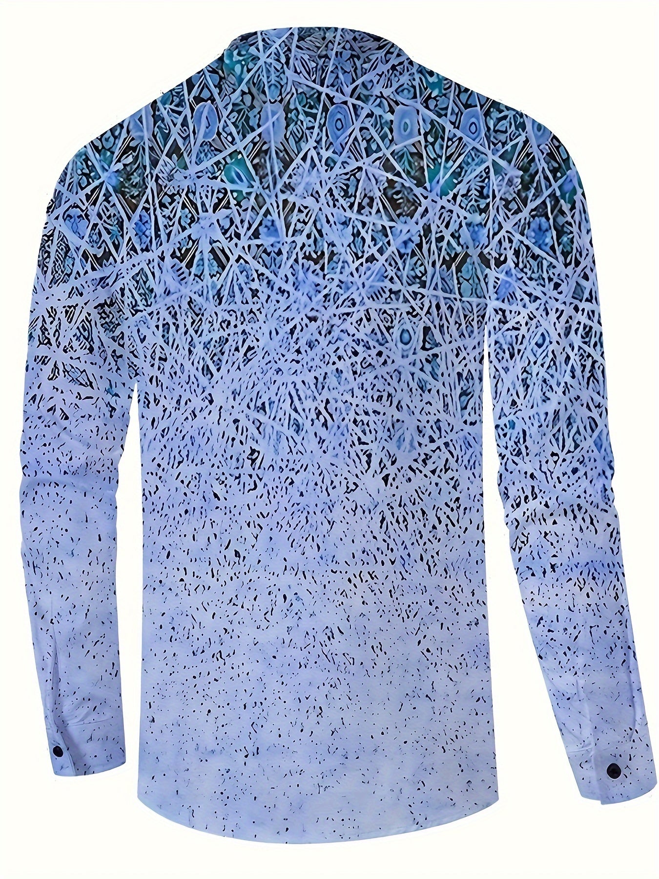 Chemise Henley décontractée à manches longues et boutons pour homme