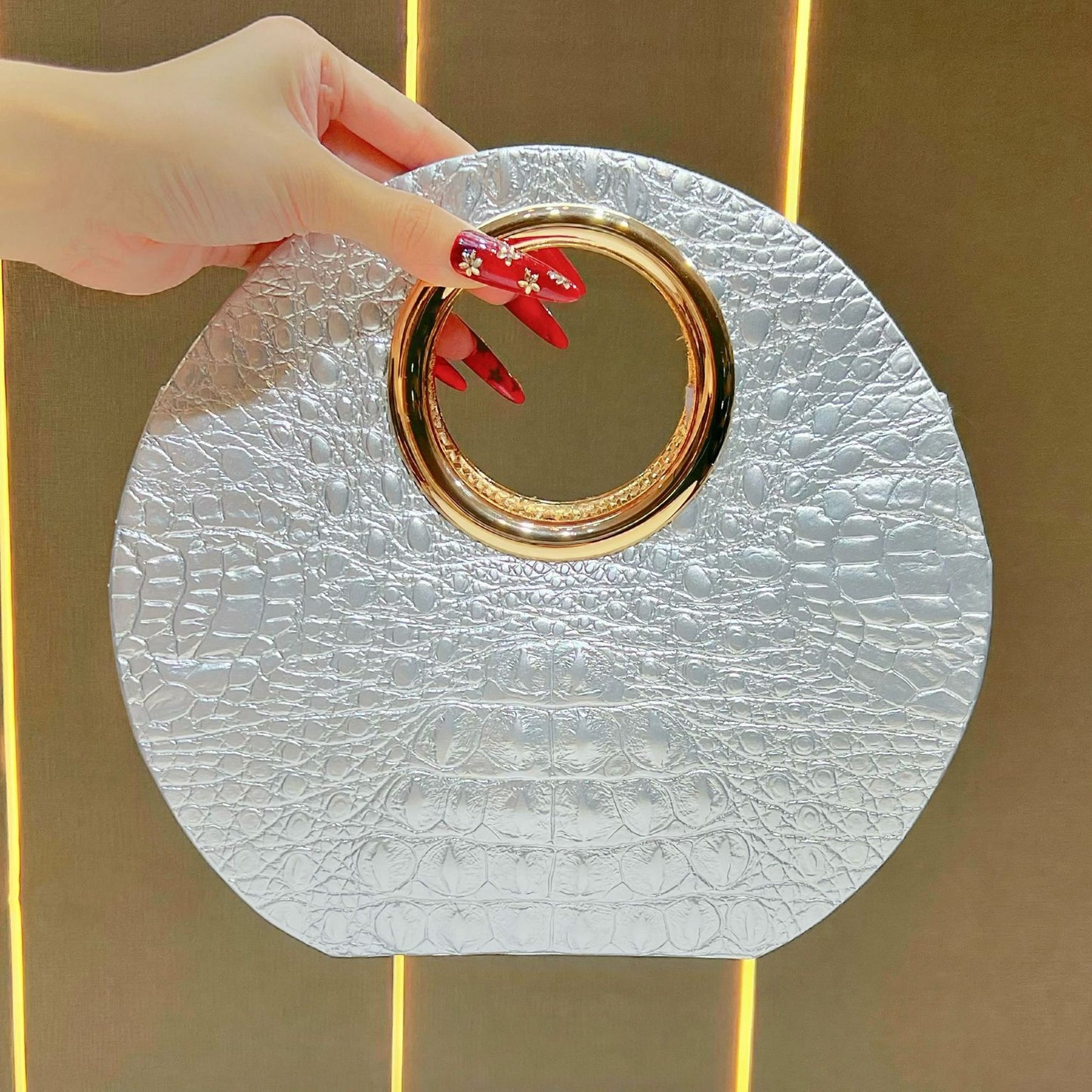 Pochette de soirée pour femme, sac bandoulière