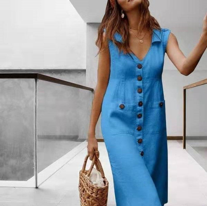 Robe à simple boutonnage - Topdecheztop.fr