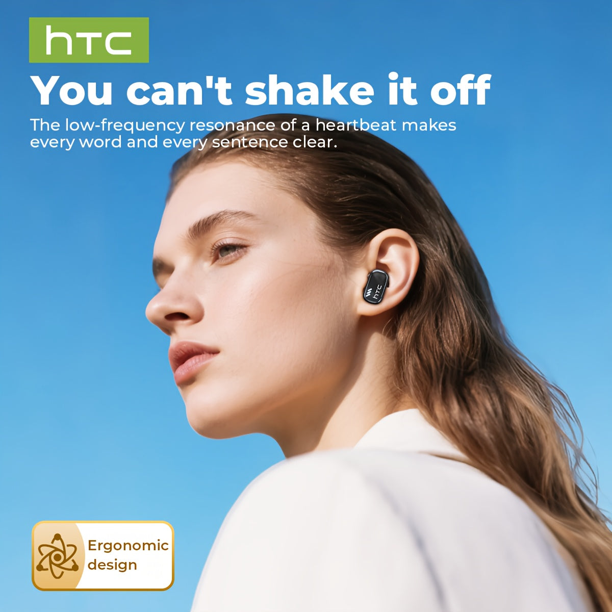 Écouteurs HTC NE16 BT V6.0 TWS Écouteurs intra-auriculaires sans fil