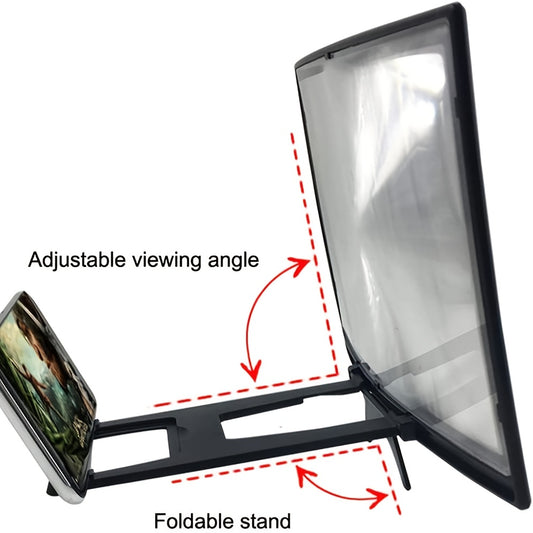 Loupe d'écran incurvée en acrylique haute définition pour smartphone