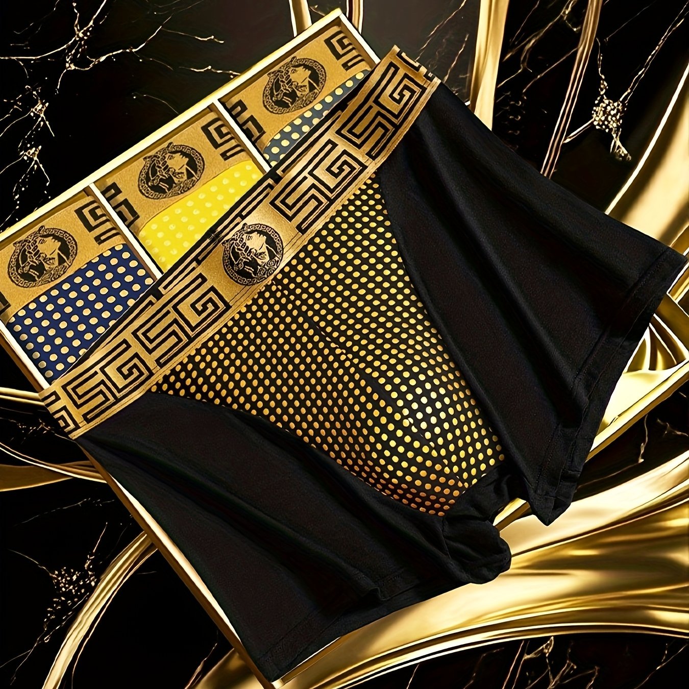 Coffret cadeau 4 boxers pour homme