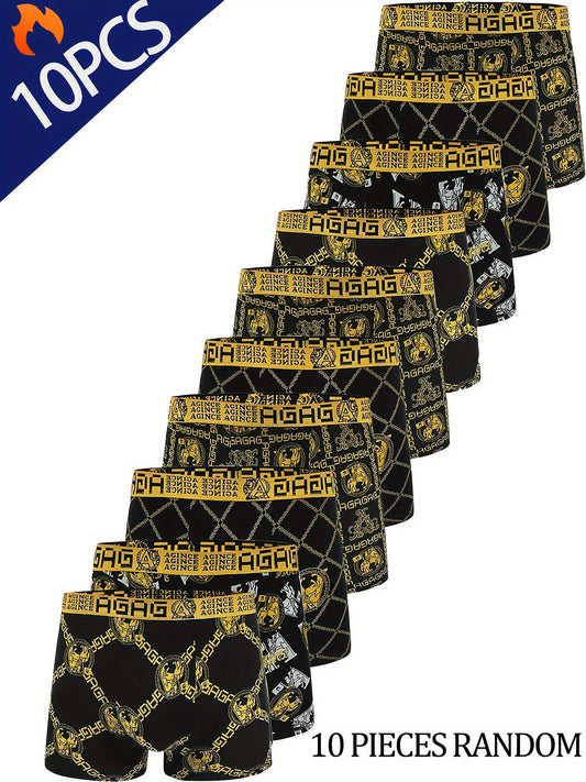 Lot de 10 boxers décontractés pour homme - Topdecheztop.fr