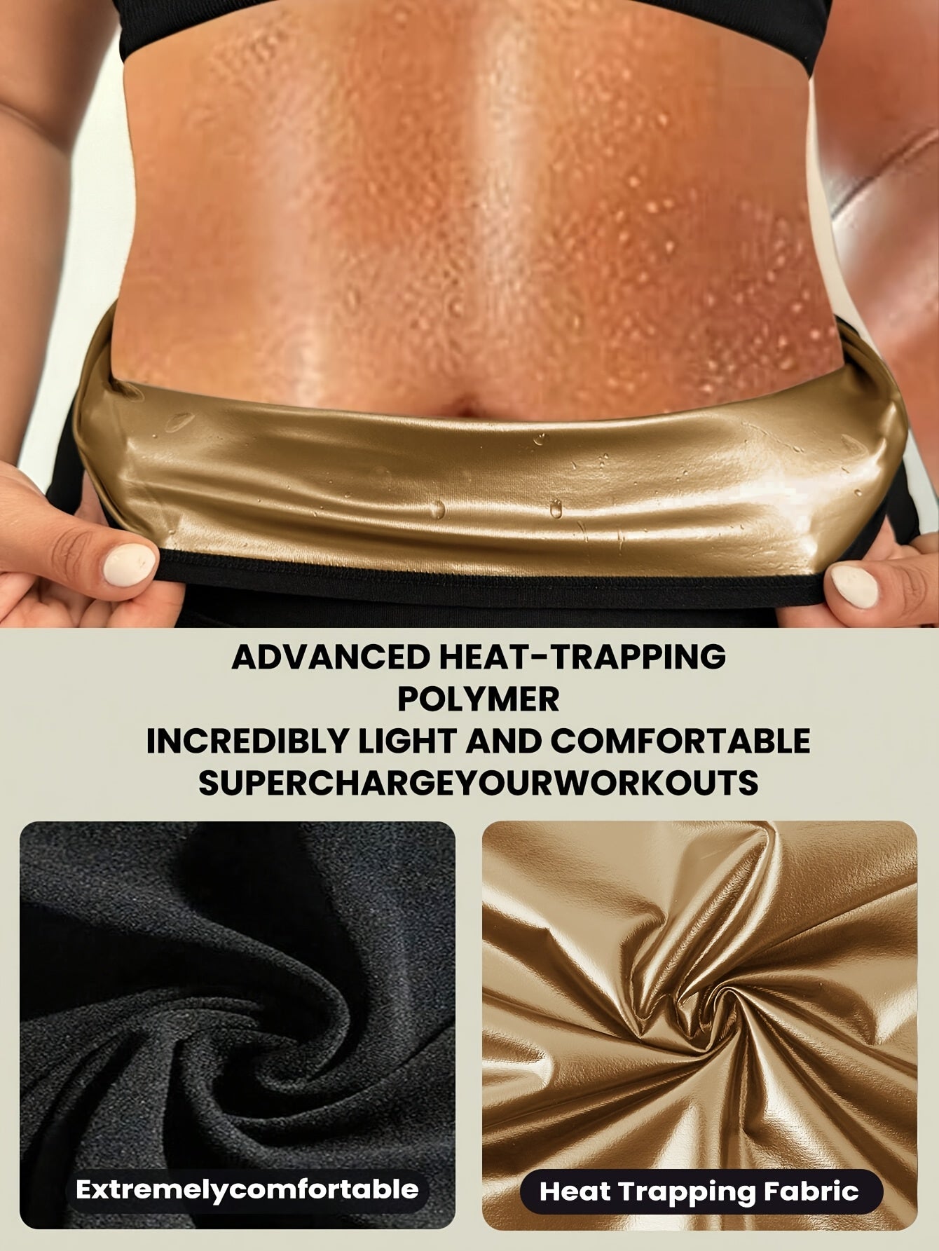 Women's High-Waisted Yoga Shorts with Waist Trimmer Technology - Sweat-Wicking 95% Polyester 5% Spandex, Tummy Control Workout Shorts for Running, Gym & Exercise - Black - Topdecheztop.fr