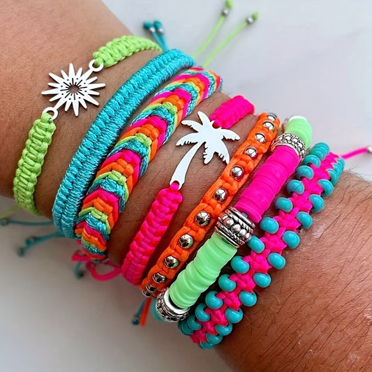 Ensemble de 7 bracelets bohème chic pour femme - Topdecheztop.fr