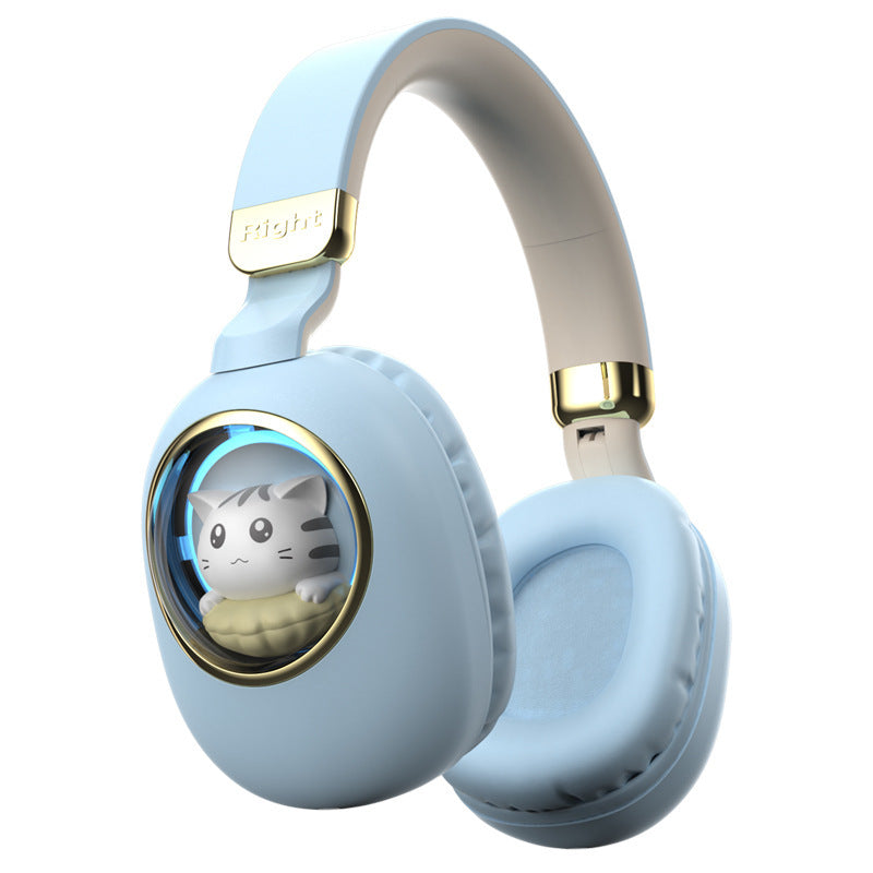 Casque sans fil brillant et mignon