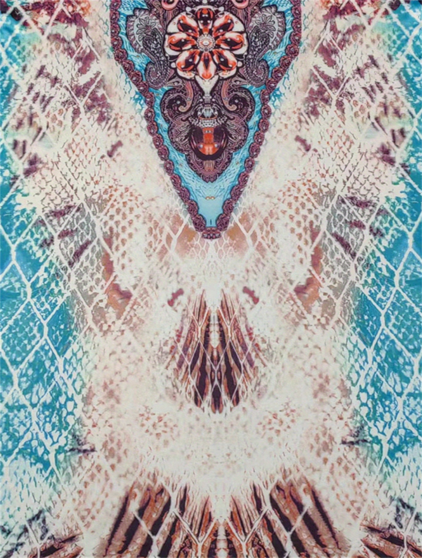 Robe à imprimé graphique - Topdecheztop.fr