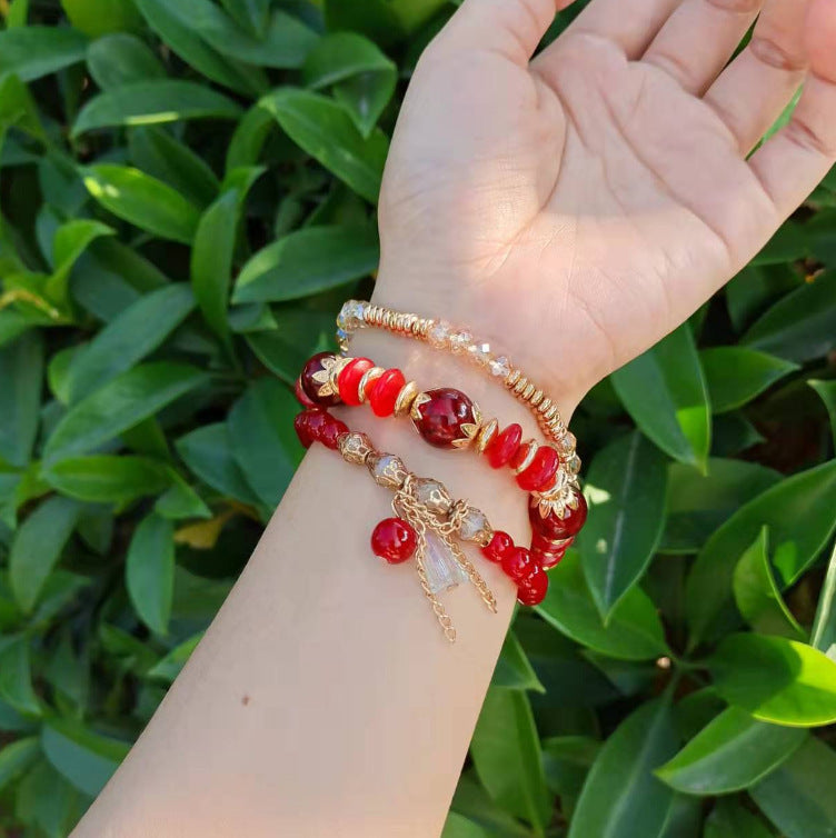 Bracelet élastique à perles