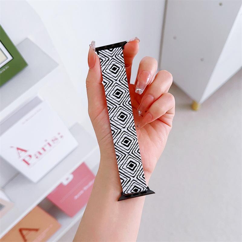Bracelet de montre élastique en acier inoxydable