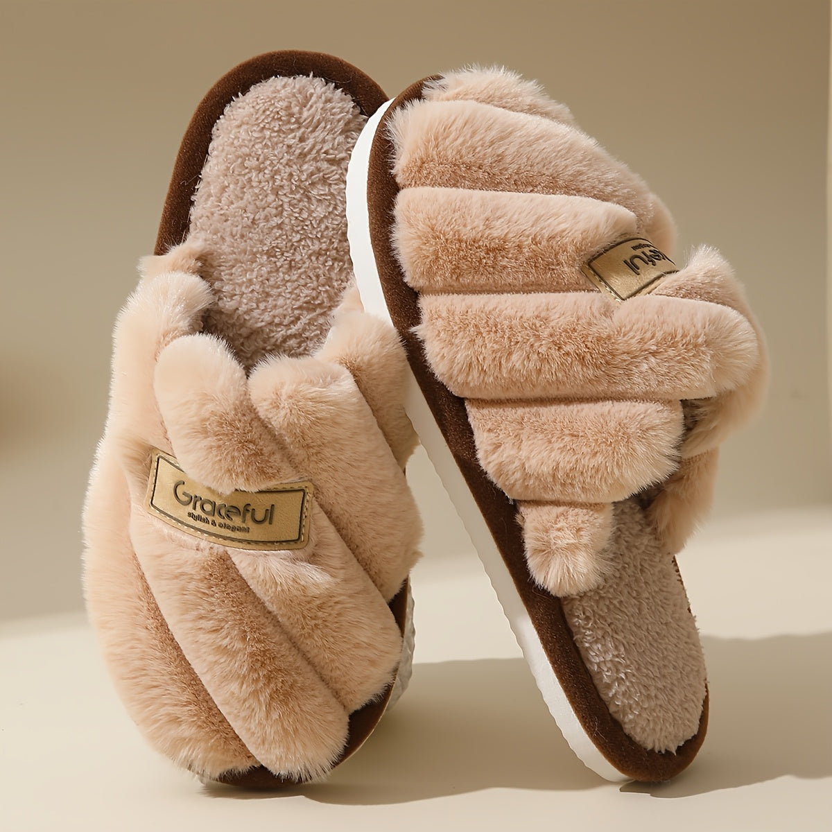 Pantoufles d'hiver confortables pour femmes