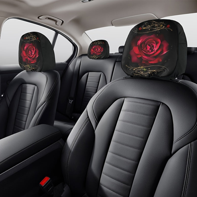 Housses d'appui-tête de voiture Rose 2 PCS
