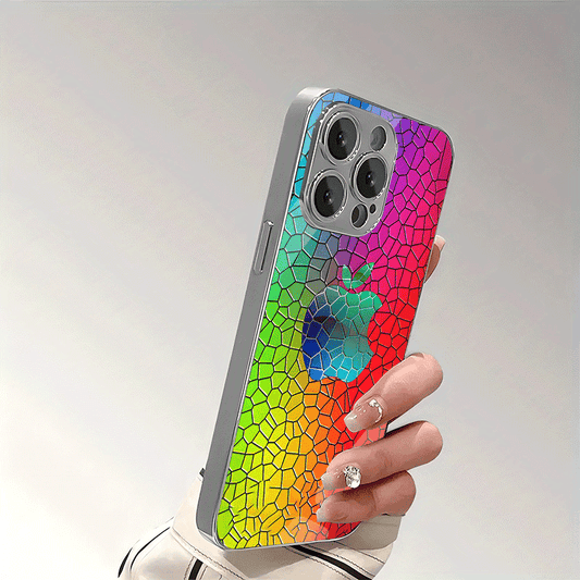 Coque en verre trempé haute définition, légère et tendance, IPHONE