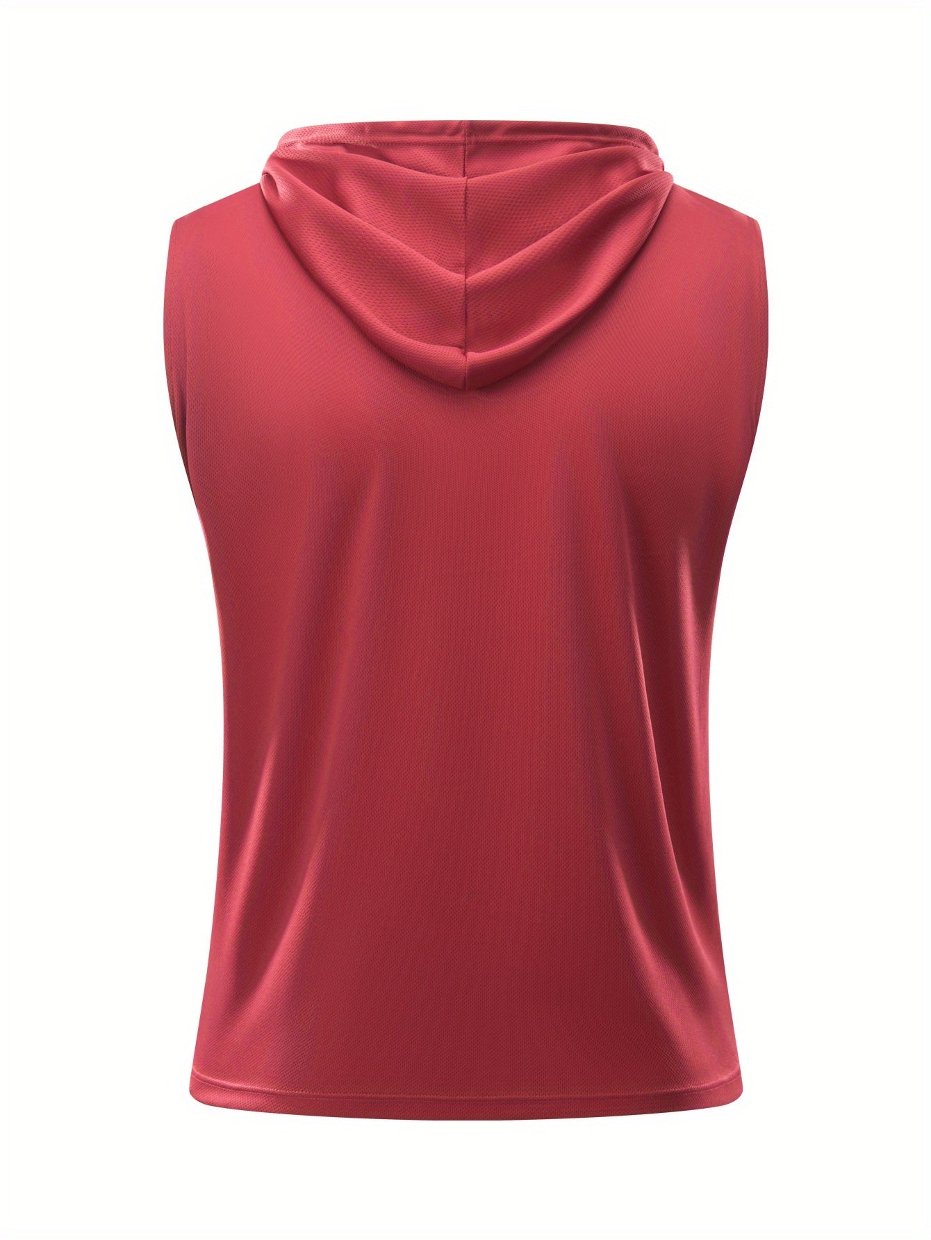 2pcs Men's Casual Sportswear Set, Drawstring Hooded Vest and Soft Comfortable Outdoor Pants, Polyester Knit Fabric - Cool, Breathable, Quick-Dry, Soft & Cozy Multifunctional Gym Wear for Daily Workouts, Running, Cycling, Fish - Topdecheztop.fr