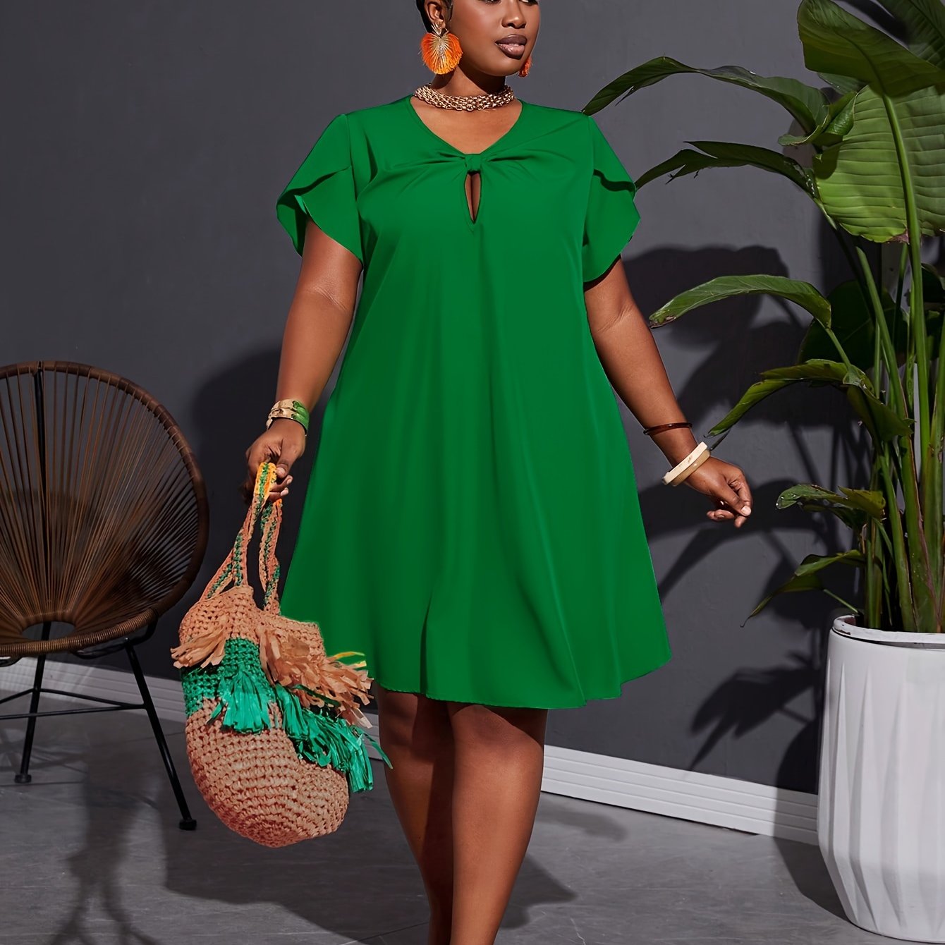 Robe froncée grande taille - Topdecheztop.fr