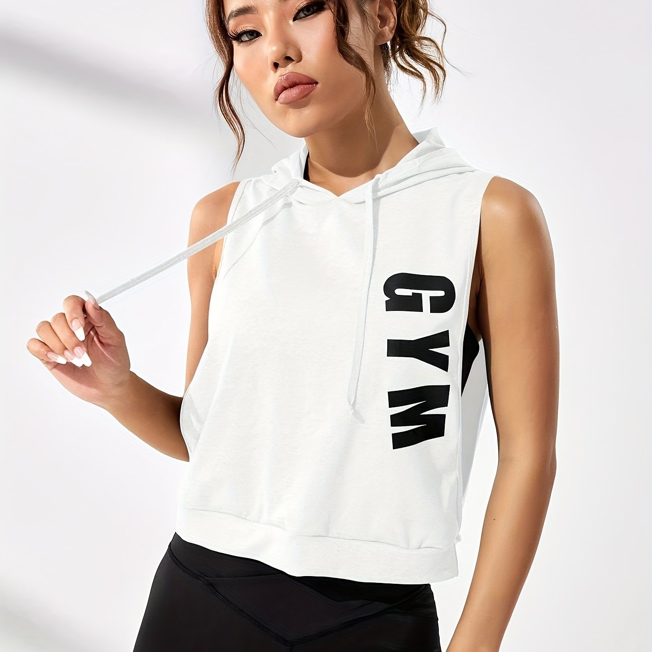 Gilet de sport sans manches à capuche pour femme - Topdecheztop.fr