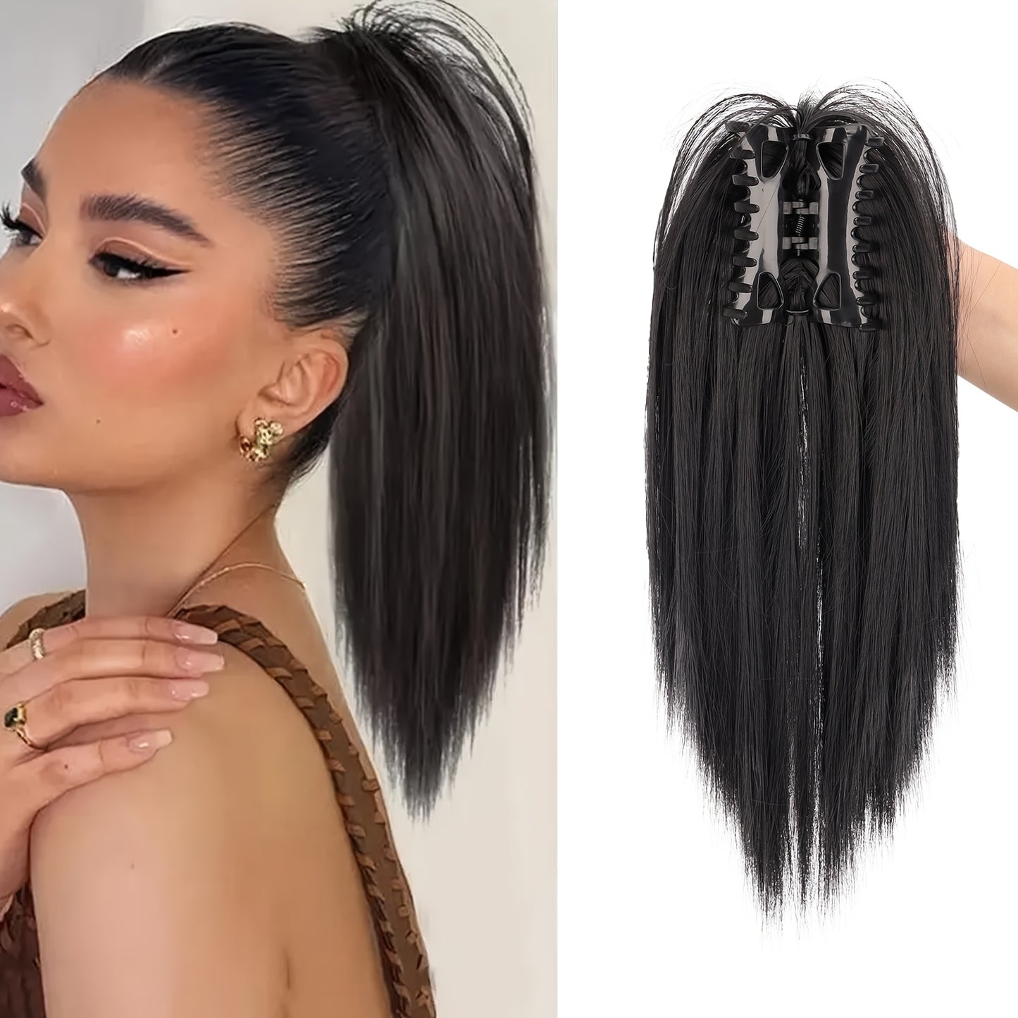 Perruque , queue de cheval pour femme - Cheveux synthétiques - Topdecheztop.fr