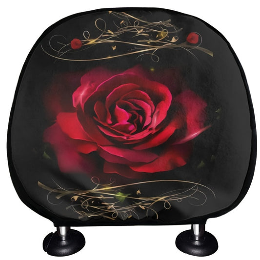 Housses d'appui-tête de voiture Rose 2 PCS