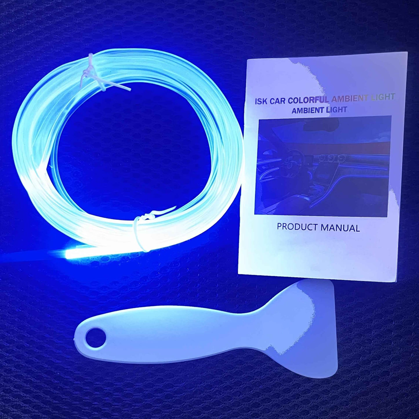 Nouvelles lumières d'ambiance LED RGB 2025 pour voiture avec synchronisation musicale par application