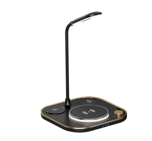 Chargeur magnétique sans fil 3-en-1, lampe de bureau à charge rapide 15 W - Topdecheztop.fr
