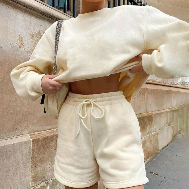Ensemble pull à manches longues